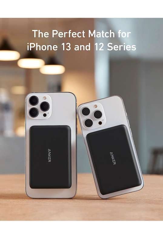[Prime] Batterie externe pour iPhone 12 Anker PowerCore Magnetic 5K (Vendeur tiers)