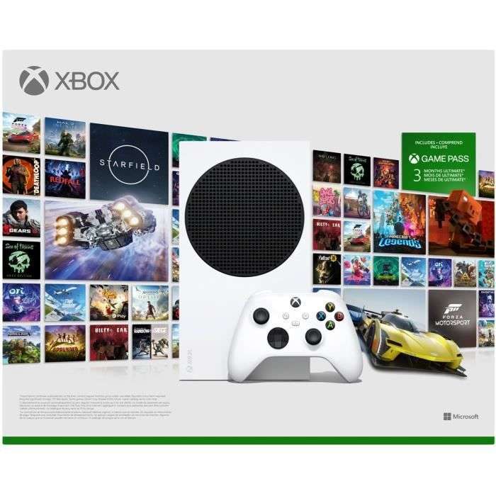 Console Microsoft Xbox Series S - 512 Go + 3 mois de Game Pass Ultimate inclus