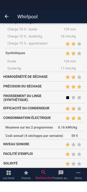 Sèche linge 10kg WHIRLPOOL CWD104MWBSFRX – Dealabs.com
