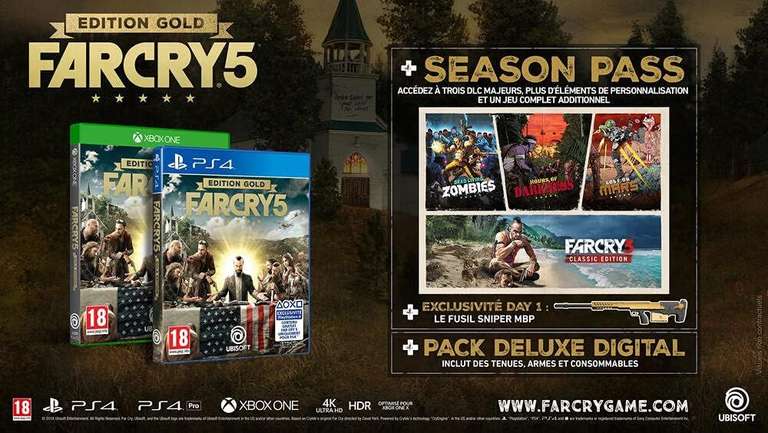 Far Cry 5 Gold Édition sur Xbox One / Series (Dématérialisé)