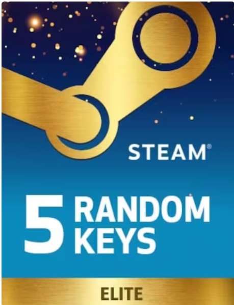 Lot de 5 clés Steam aléatoire (Dématérialisé)