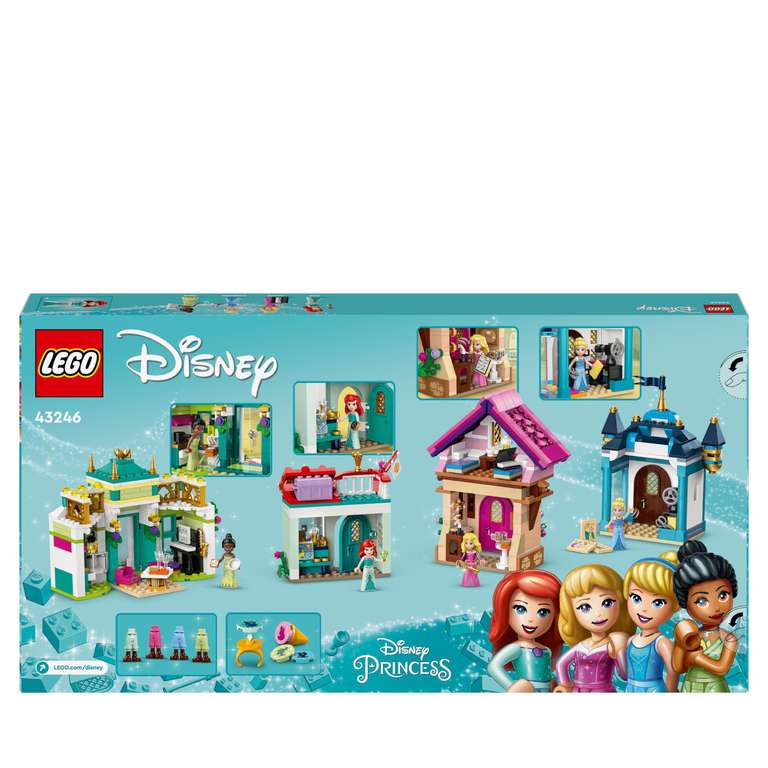 Jeu de construction Lego Disney Princess Les Aventures des Princesses Disney au Marché, 43246, via coupon Amazon