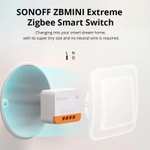 Interrupteur sans Neutre Sonoff ZBMINI L2 - Zigbee, compatible assistants vocaux