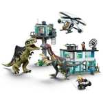 Jouet Lego Jurassic World L’Attaque du Giganotosaurus et du Therizinosaurus 76949