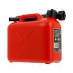 Jerrican Homologué Carburant XL Tech, Avec Bec Verseur, 5 L, Rouge