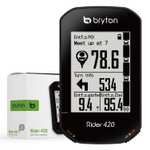 Compteurs de vélo Bryton 420E Rider, Noir, 83,9 x 49,9 x 16,9