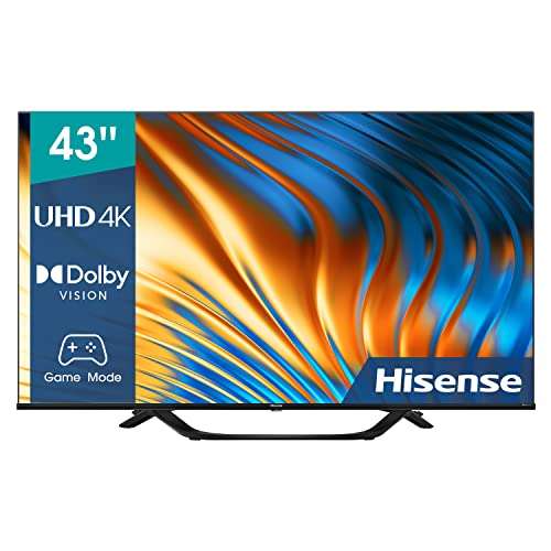 TV LED 43" Hisense 43A63H - 4K UHD, Smart TV, 50Hz, HDR 10+, Alexa, DTS Virutal X