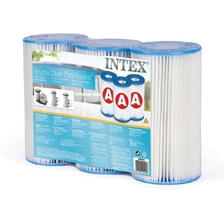 Pack de 3 cartouches de filtration Intex A