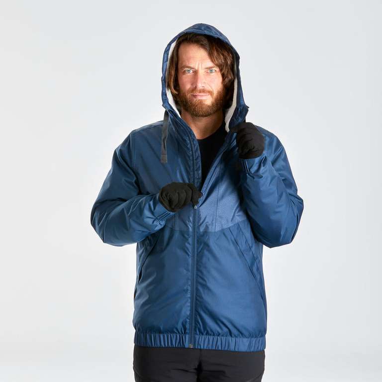 Veste hiver imperméable de randonnée Quehcua SH100 Warm -5°c pour Homme