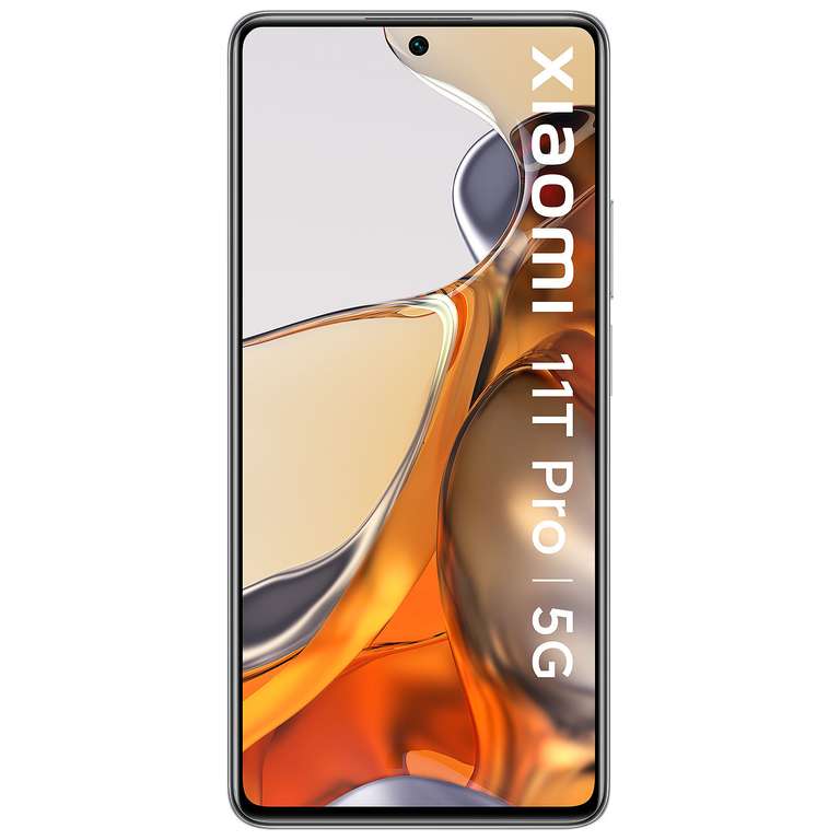Smartphone 6.67" Xiaomi 11T Pro 5G - AMOLED FHD+ 120 Hz, Snapdragon 888, RAM 8 Go, 256 Go, Charge 120W, 108+8+5 MP, Bleu (Entrepôt France)