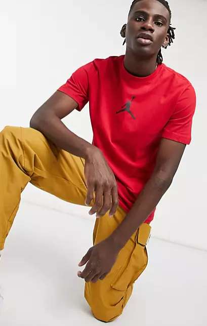 T-shirt Nike Jordan Jumpman - Rouge, Différentes Tailles Disponibles