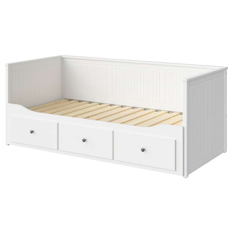 [IKEA Family] Lit banquette Hemnes (structure) - blanc ou gris, 2 places, 80 x 200 cm