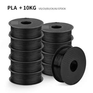 Lot de bobines de filament pour imprimante 3D PLA - 1.75 mm, blanc, noir ou les deux, 10 kg