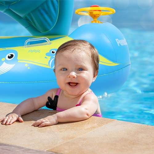 Bouée siège piscine avec auvent amovible pour bébé Preadix (vendeur tiers)