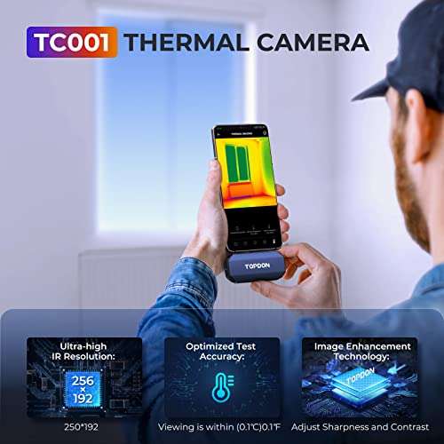 Caméra Thermique Infrarouge Topdon TC001 - Android, USB C, de -20°c à 550°c (Vendeur Tiers)