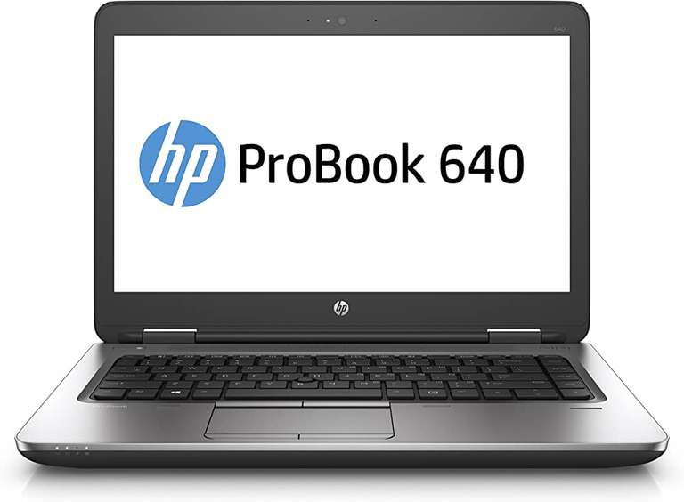 PC Portable 14" HP ProBook 640 G2 - WXGA, i5-6200U, RAM 8Go, SSD 240Go, 1 USB-C, 2 USB 3.0, DP/VGA/RJ45, W10 (Reconditionné - Garantie 1 an)