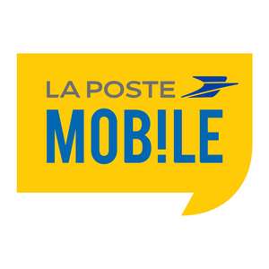 Forfait mensuel La Poste Mobile - Appels/SMS/MMS illimités + 50 Go de DATA & 10 Go en Europe (Sans engagement & condition de durée)