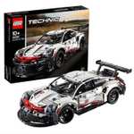 Lot LEGO Technic Voiture de Course Technic Porsche 911 RSR (42096) + LEGO Speed Champions Porsche 963 (76916)