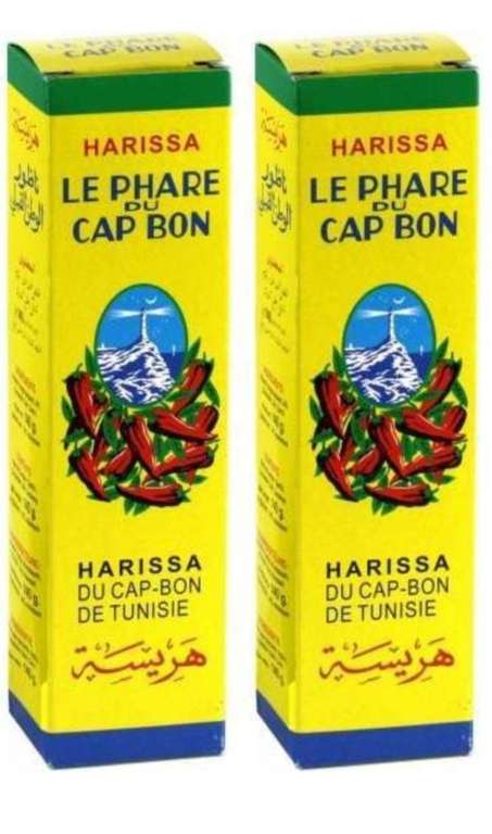 Lot de 2 tubes de 140g de Harissa de Tunisie Le Phare du Cap-bon (2x140g)