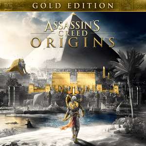 Assassin's Creed Origins - Édition Gold: Jeu + Season Pass + Pack Deluxe sur PS4/PS5 (Dématérialisé) - Version Standard à 10,49€