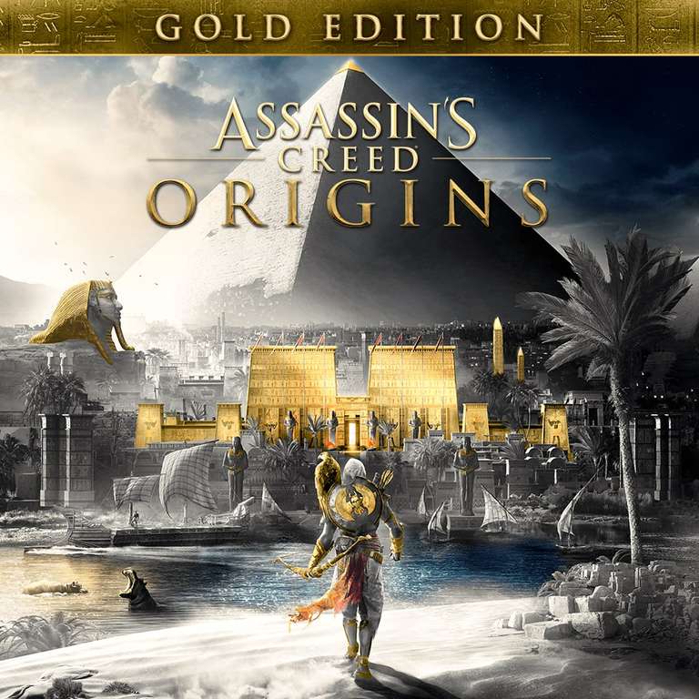 Assassin's Creed Origins - Édition Gold: Jeu + Season Pass + Pack Deluxe sur PS4/PS5 (Dématérialisé) - Version Standard à 10,49€