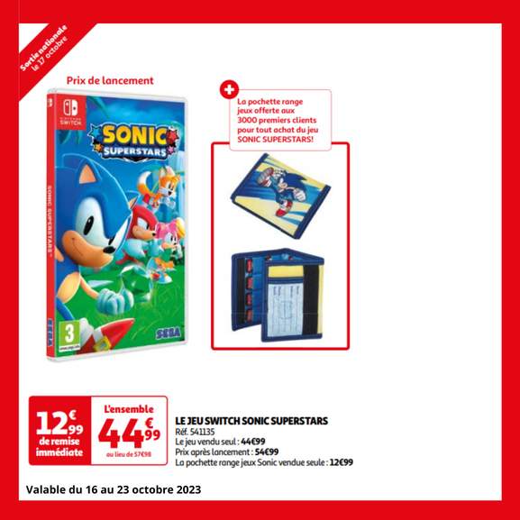 Sonic Superstars, Jeux Nintendo Switch, Jeux