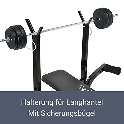 KM-Fit Banc de musculation pliable Multifonction Training Banc de fitness