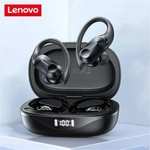 Ecouteurs intra-auriculaires à réduction de bruit active Lenovo LP75 TWS - BT 5.3 (Modèle blanc)