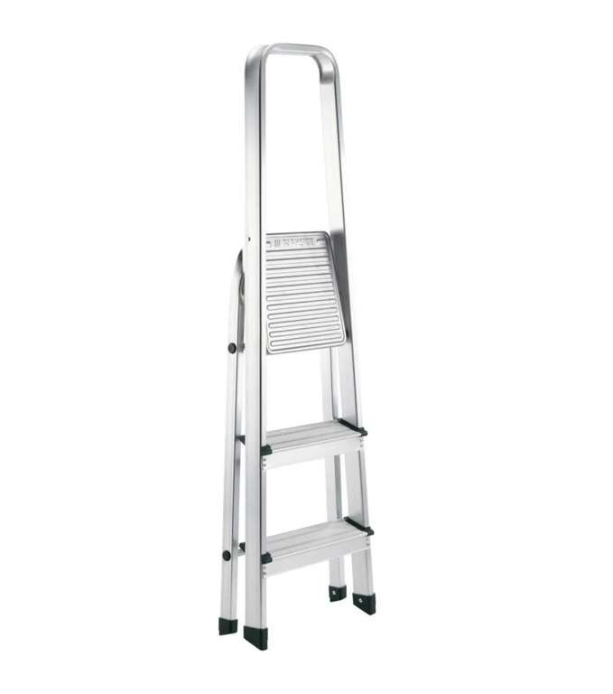 Escabeau 3 Marches Aluminium Pliable Antidérapant
