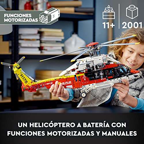 Jeu de construction Lego Technic (42145) - L’hélicoptère de secours Airbus H175