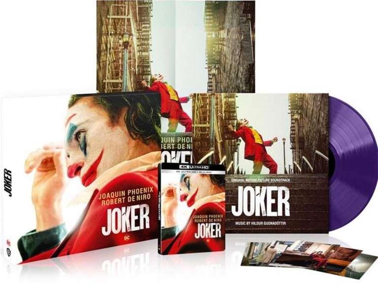 Coffret Joker Edition Collector Blu-Ray 4K Ultra HD + bande originale disque vinyle