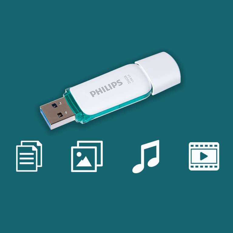 Clé USB 3.0 Philips Snow Edition Spring Green - 256 Go (FM25FD75B)