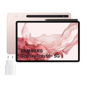 Samsung Galaxy Tab S8 Plus 5G 128 Go Or Rose + Chargeur 25 W