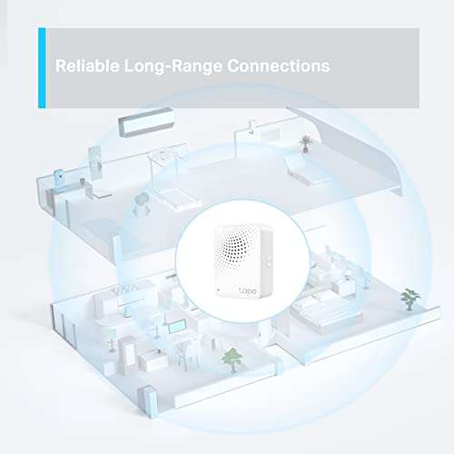 Hub IoT connecté Tapo Smart Hub H100 avec sonnerie pour capteurs/commutateurs - jusqu'à 64 appareils
