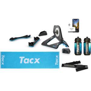Tacx Neo 2T Smart Bundle (Motion Plate + HRM Dual + 2 Bidons + Serviette entrainement + 6 mois abonnement) - planetecycle.com