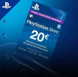 Carte PSN : PlayStation Network de 20€ (Dématérialisé)