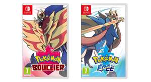 Sélection de jeux vidéos en promotion - Ex : Pokémon Épée ou Pokémon Bouclier sur Nintendo Switch - Wintzenheim (68)