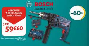 Perceuse à percussion Bosch Pro GSB 16RE - 750 W(Frontaliers Luxembourg)