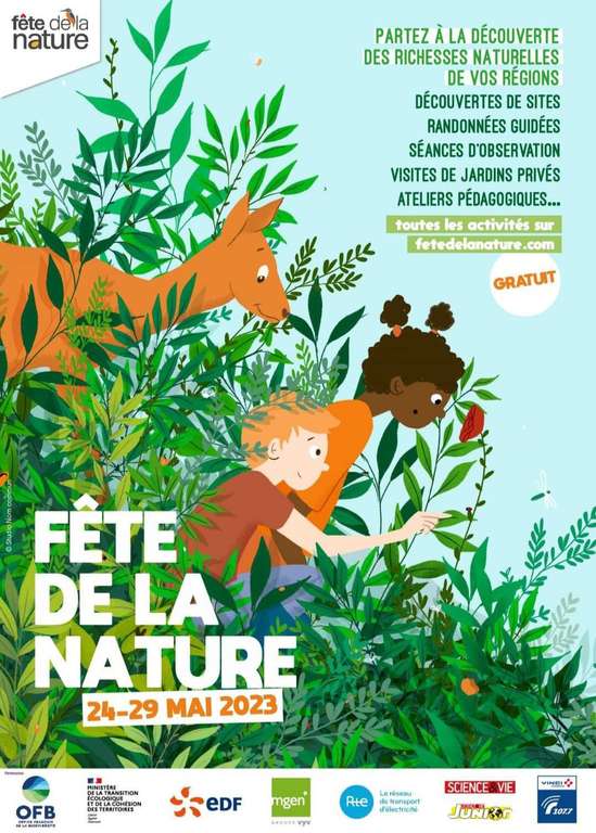 7000 Animations gratuites dans toute la France pour la fête de la nature