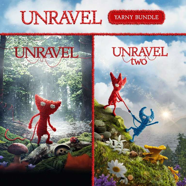 Pack Unravel Yarny - Unravel + Unravel Two sur PS4 (dématérialisé)