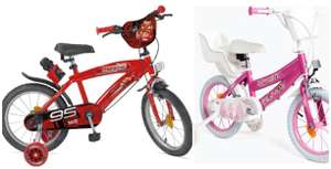 Vélo pour enfant Huffy Cars ou Princesse 14"ou 16" - Villiers-en-Bière (77)