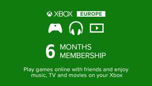Abonnement de 6 mois au Xbox Live Gold - Convertible en 6 mois de Game Pass Ultimate (Dématérialisé)