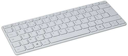 Clavier bluetooth Microsoft Designer Compact Keyboard - AZERTY, Gris Glacier