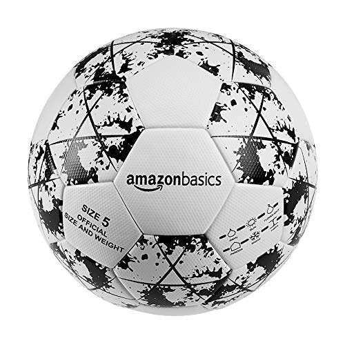 Pack de démarrage Football Amazon Basics (3 Ballons + Sac, pompe, 12 dossards et cônes)