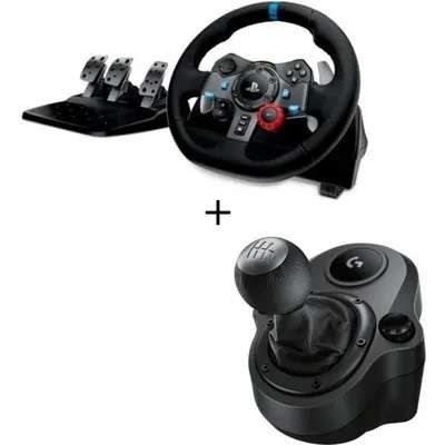 [CDAV] Volant de jeux vidéo + levier de vitesse Logitech G29 pour PS4, PS5, PC et Xbox (239.99€ non CDAV)