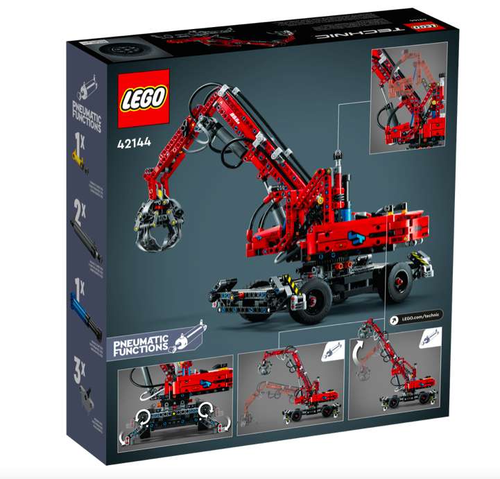 Jeu de construction Lego Technic La Grue de Manutention (42144)