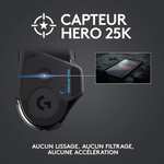Logitech G G502 LIGHTSPEED Souris Gamer sans Fil, Capteur Gaming HERO 25K, 25 600 PPP (Frontaliers Belgique)