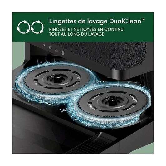 Roomba Plus 406 Combo + AutoWash – aspirateur laveur puissant, à