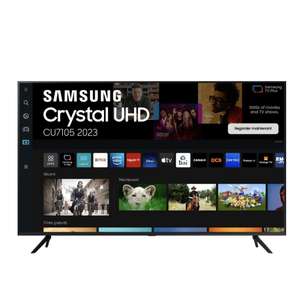 TV LED 75" Samsung TU75CU7105 - 4K UHD, Smart TV (Via 149,94€ fidélités & 90€ ODR) +110€ en Bon d'achats