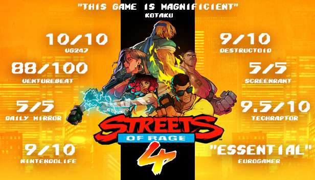 Jeu Streets of Rage 4 sur PC à 12.49€ ou Jeu + DLC pour 14,83€ (Dématérialisé - Steam)